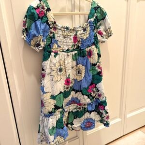 Gap dress Floral Cotton Smocked 4T